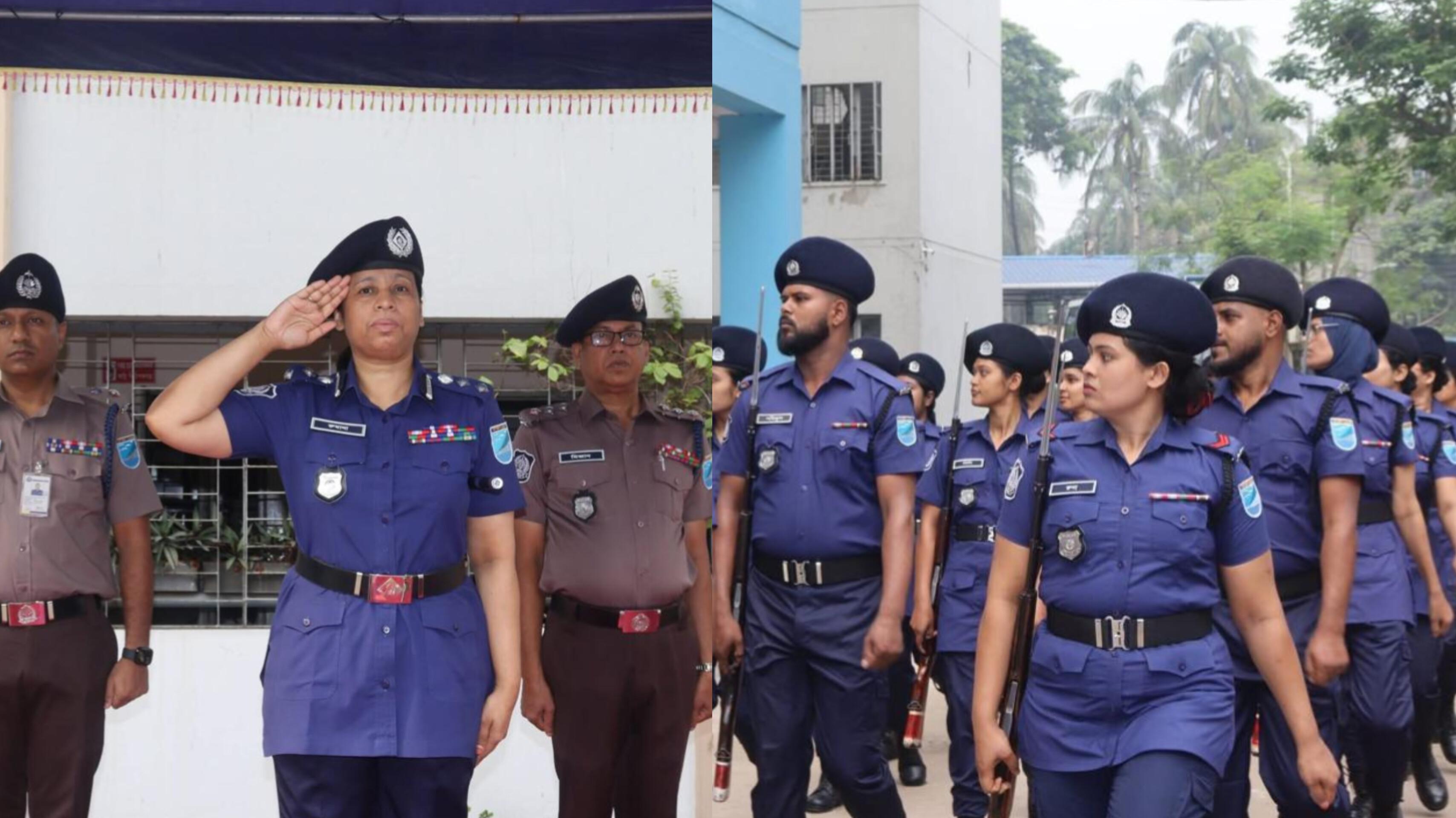 শৃঙ্খলিত বাহিনী গঠনে আরআরএফ ঢাকার মাস্টার প্যারেড অনুষ্ঠিত