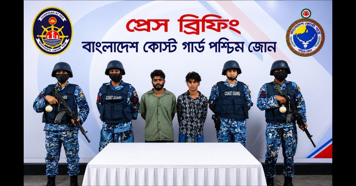 সুন্দরবনে কোস্ট গার্ডের অভিযানে বনদস্যু ‘মেজ জাহাঙ্গীর’ আটক