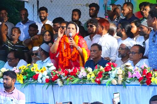 সংবর্ধনায় সিক্ত এমপি রুমা, দিলেন উন্নয়নের আশ্বাস